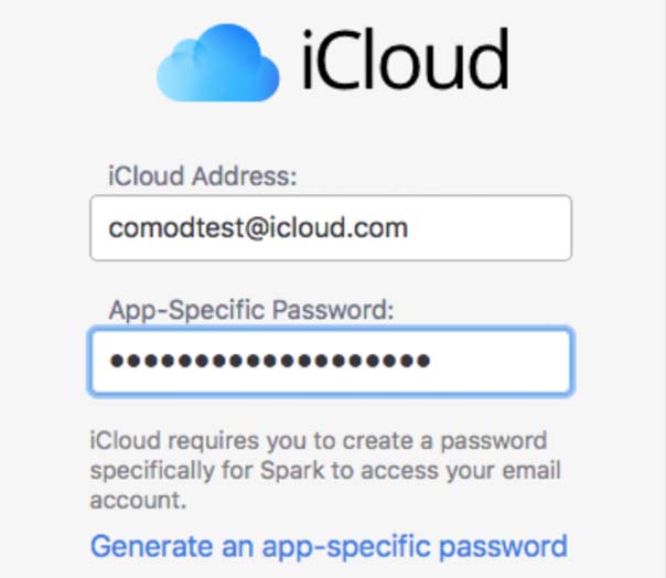 Cracking della password di un'e-mail su iCloud